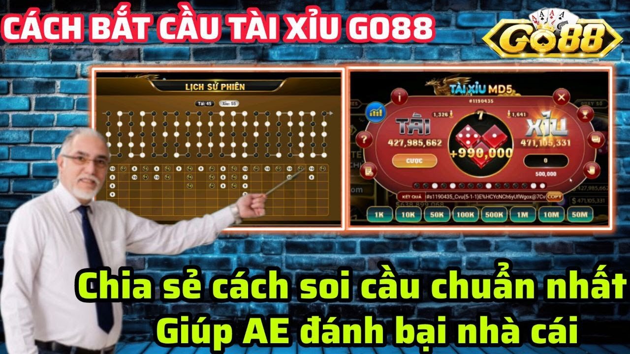 Cách Bắt Cầu Tài Xỉu Go88: Bí Kíp Xí Ngầu 1+2 Mới Nhất image-1731639349274