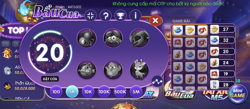 Cách Tạo Game Tài Xỉu: Hướng Dẫn Chi Tiết Từ A Đến Z image-1731639566203